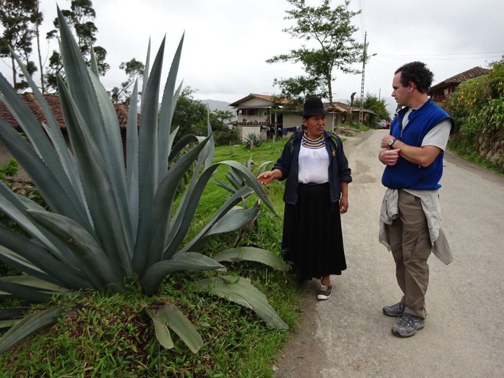 On a walk through town, Maria took time to tell us about all sorts of plants, natural remidies and community life.