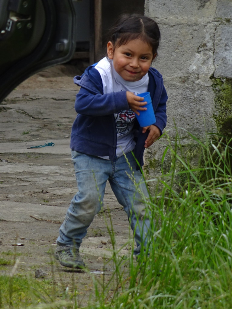 Angel's nephew - cute as can be and he loved playing with us! Like so many Ecuadorian kids, his parents are in the US sending back money.