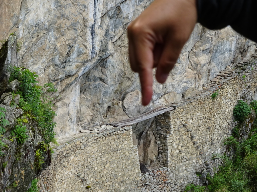 Look at the cute little bridge! (Seriously doubt the Incas used wood to cross this bridge. Not sure what it once was, but the hike was nice.)