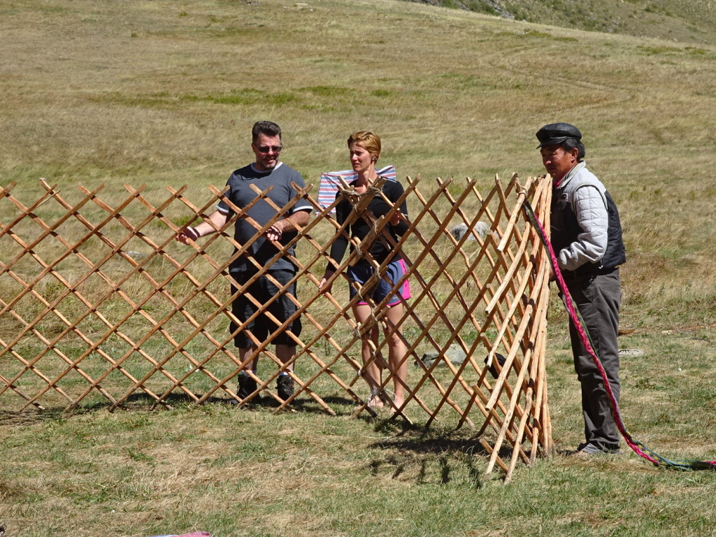 #1 - make a circle with lattice fances (yes, the same kind you use in your garden)