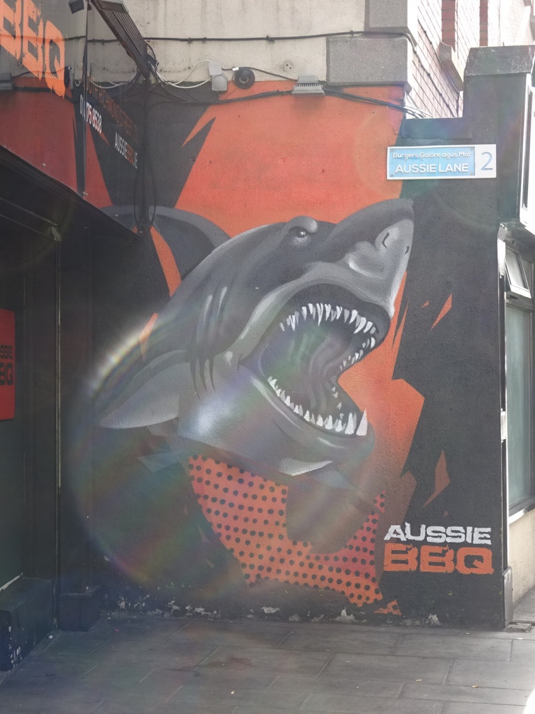 Sharks and Aussie BBQ, an obvious combination? Hmm...