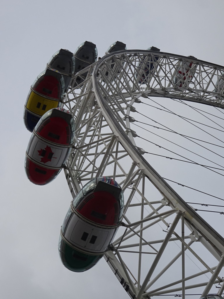 The huuuge London Eye ferris wheel built for the London Olympics.