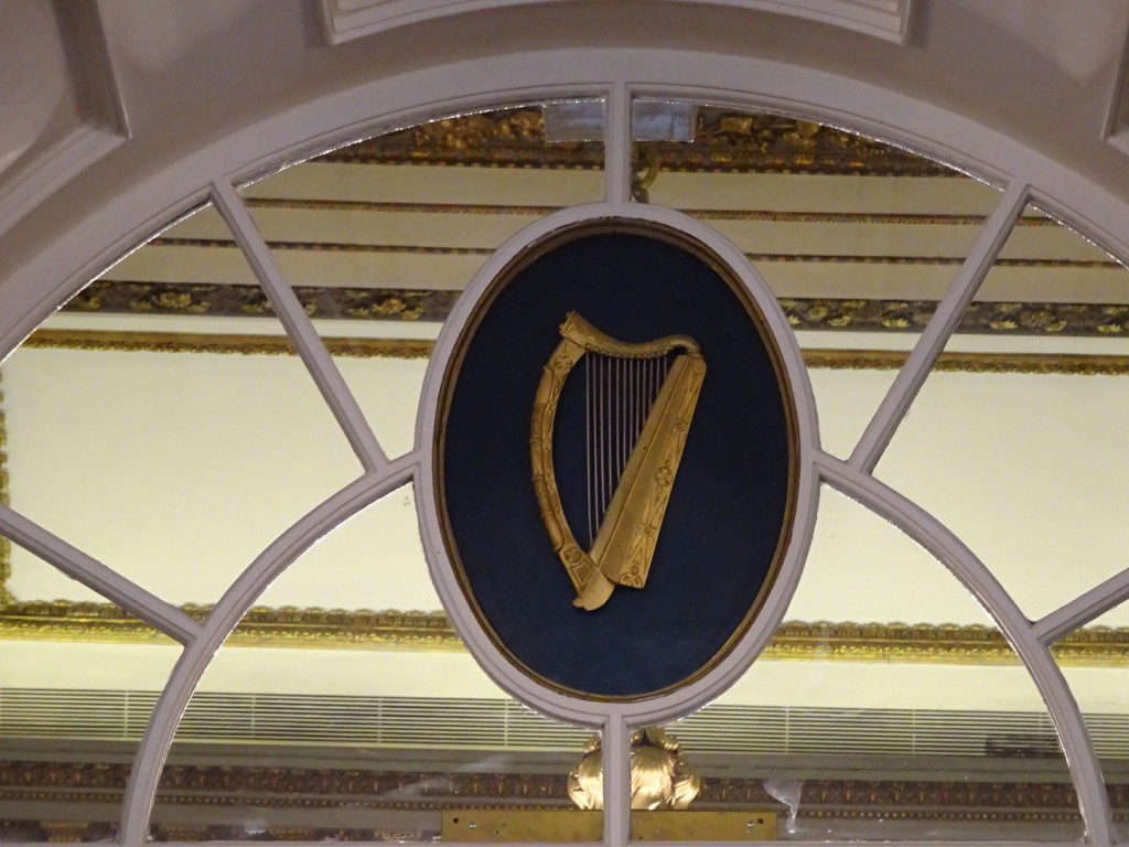The Guinness family gave the Irish government permission to use their harp logo...but required them to flip it's direction!