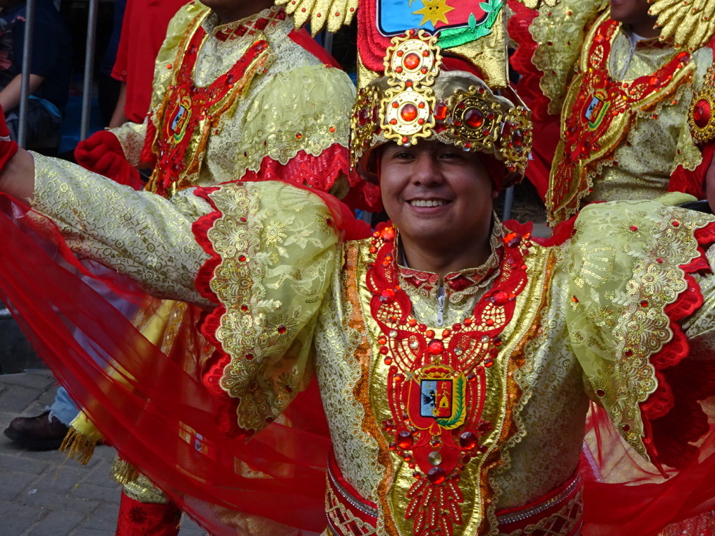 Carnaval!! This was another loooong parade, lasting all day. This guy personified the day. WHERE, Peru.