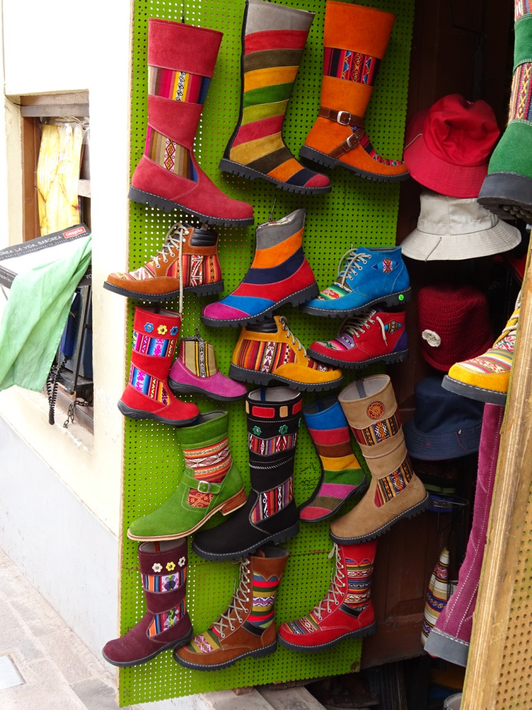 The. Cooolest. Boots! Cusco, Peru.
