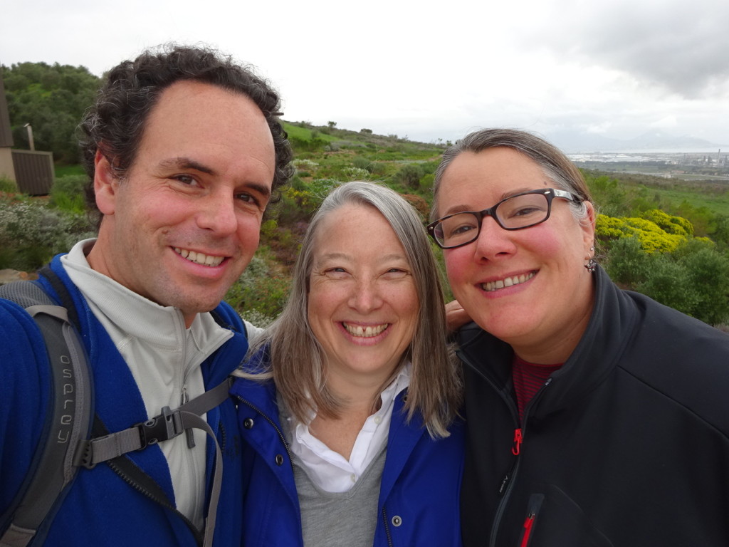 Our second from home visitor, our good friend Lisa joined us for some wine tasting. Cape Town, South Africa.