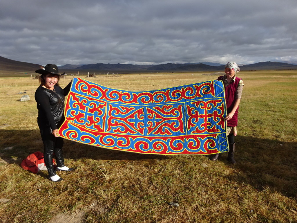 This carpet! The women on the right made it - so how awesome is that?!