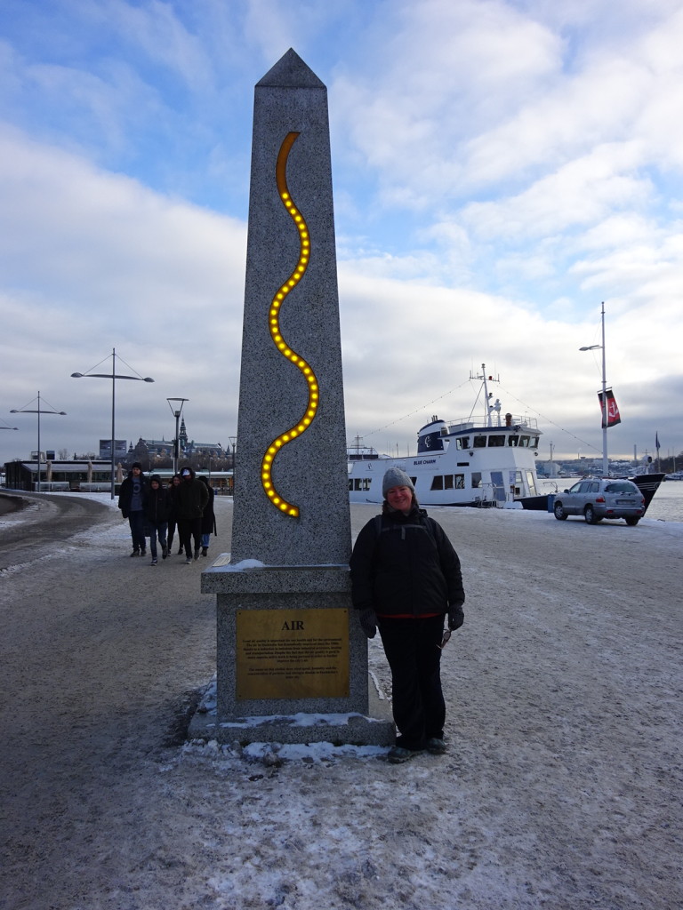 A series of sculptures from the 1990's that use real time data to tell the air and water quality - very cool and so ahead of its time compared to home.