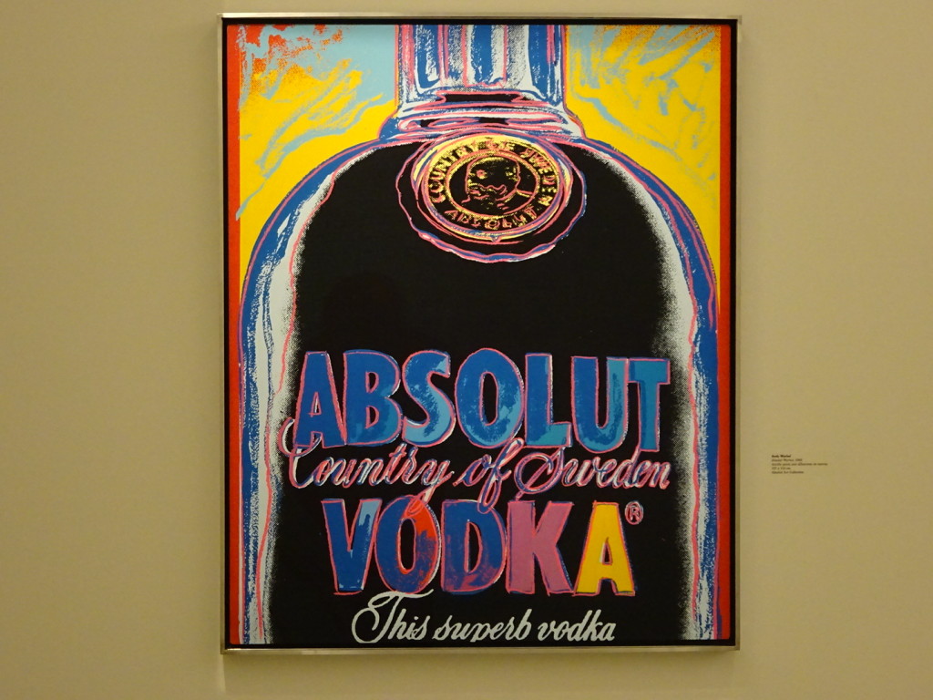 The fifth painting, by Haring's mentor...a rather unknown artist by the name of Andy Warhol! Had no idea he was still working then!