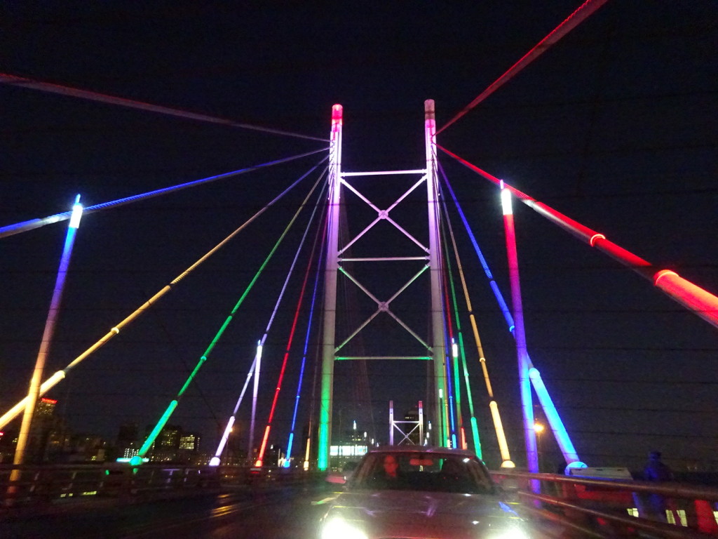 The Nelson Mandela bridge in Jburg.