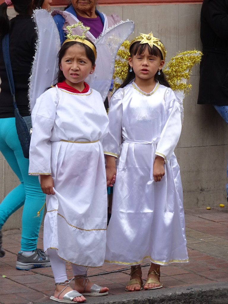 Angels from a later Pase del Nino parade.