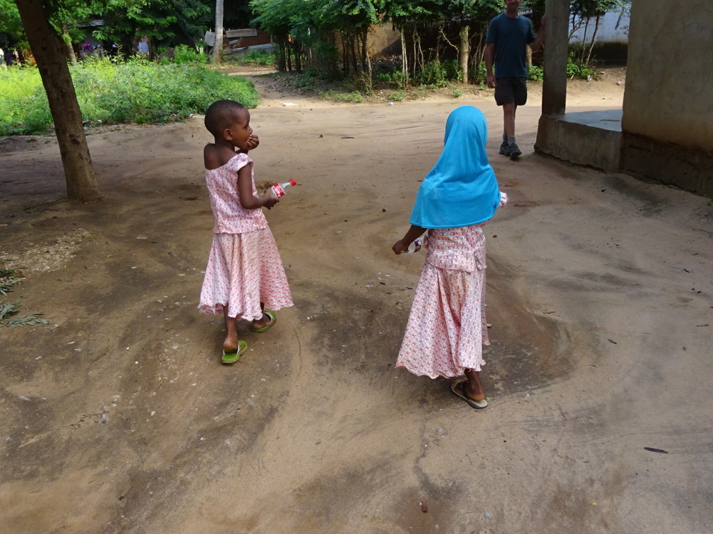 I could not resist these little girls in the village.