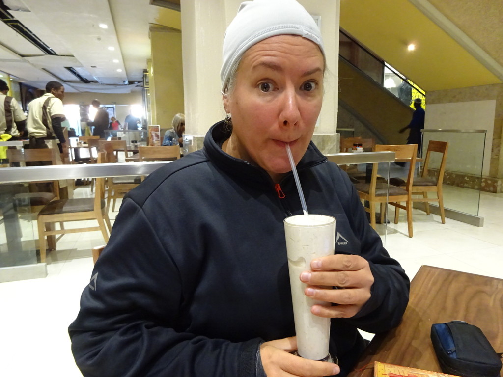 I don't care if I'm freezing, pass me the peanut butter chocolate milkshake...I have a fast to break.