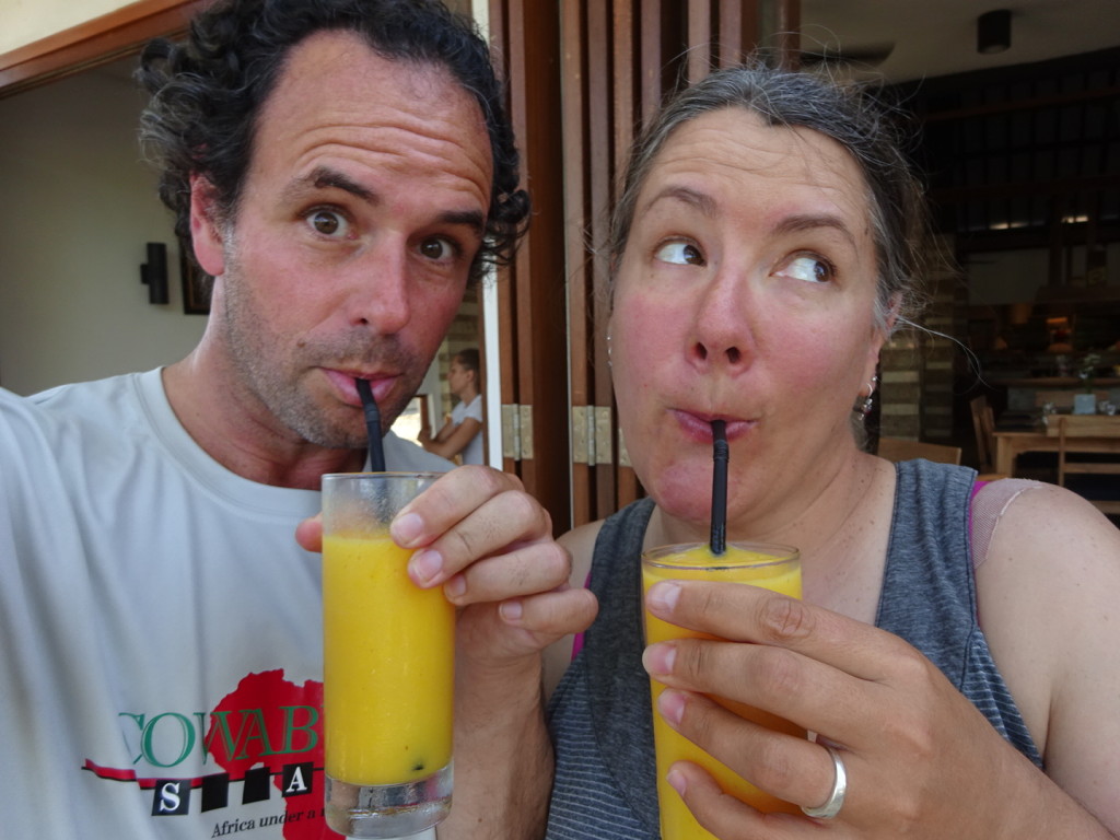 Oh...the fresh fruit drinks. We miss you. Bali, Indonesia.
