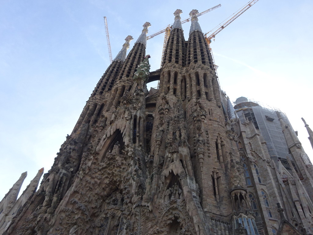 The Sagrada Familia. Welll be back to that in a future post on Gaudi. But let me say, this was most certainly the site that we collectively enjoyed the most. Beyond words, so we'll just stick with this photo.