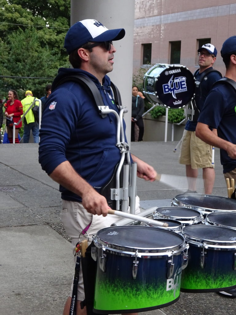 Nearly certain this is Tony Sodano - director of the Garfield HS drumline and member of the Blue Thunder. 
