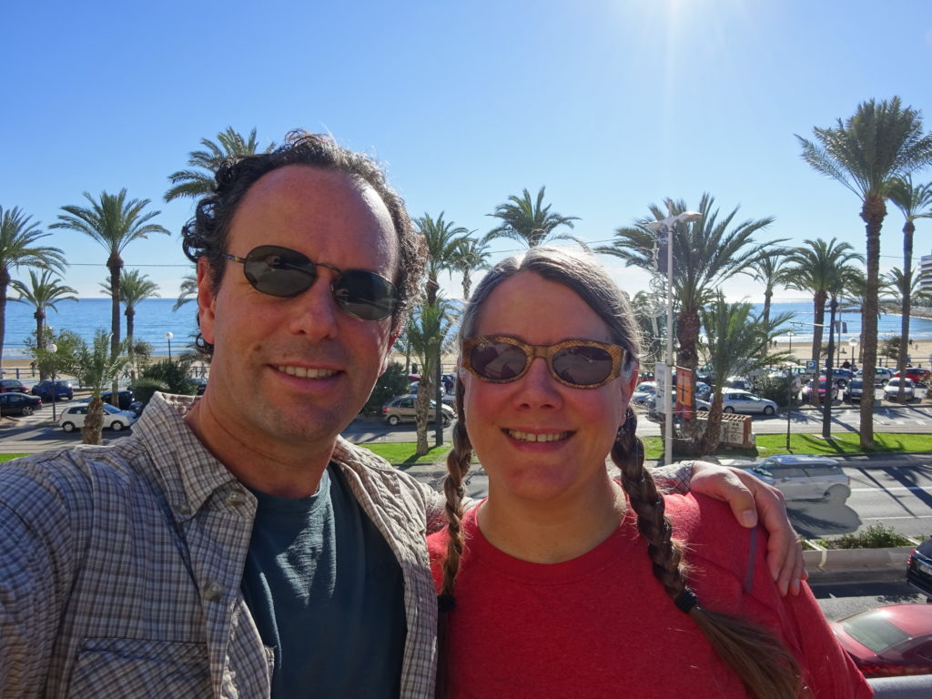 A seriously beautiful day with the Mediterranean behind us.